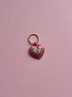 Pink and White Heart