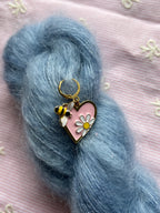 Pink Heart and Bees