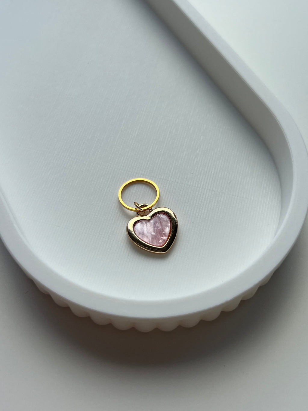 Pink and Gold Heart