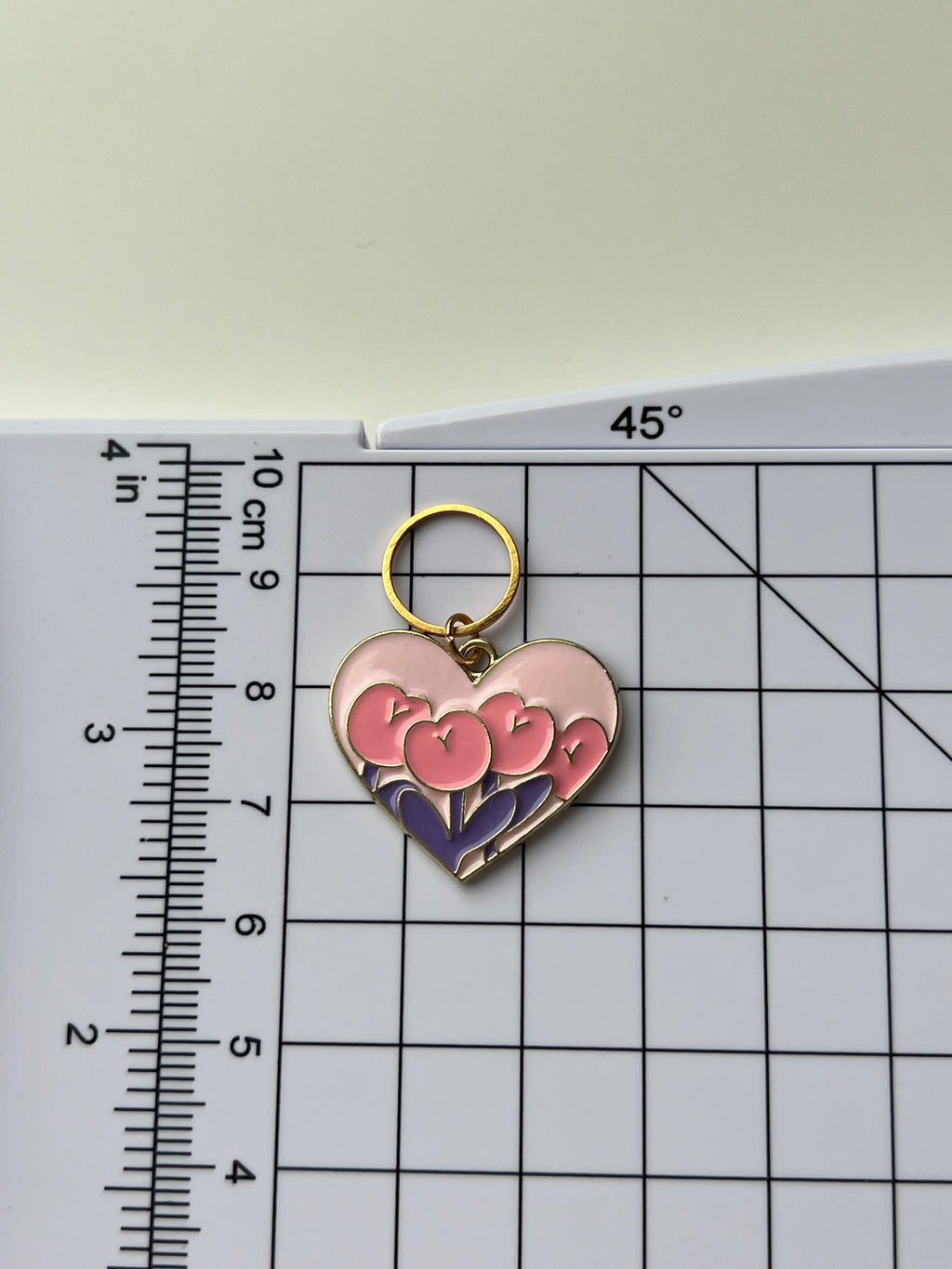 Pink Heart Pink Flowers