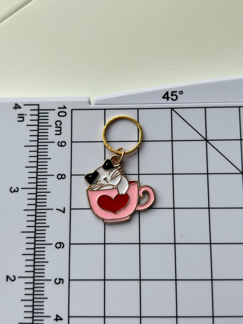 Cat in a Pink Cup
