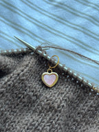 Pink and Gold Heart