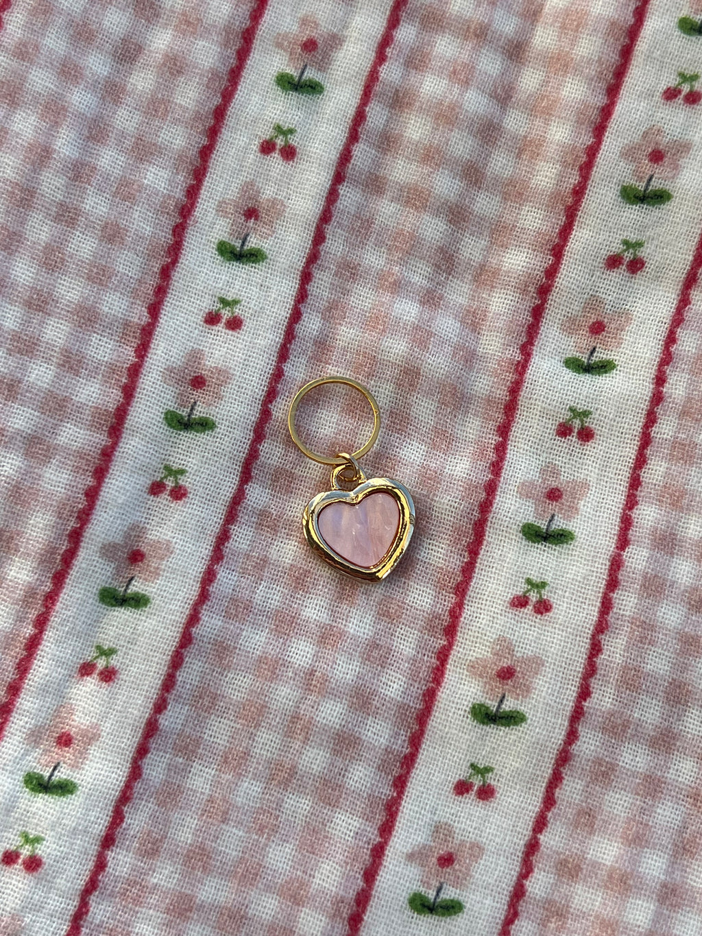 Golden Pink Heart
