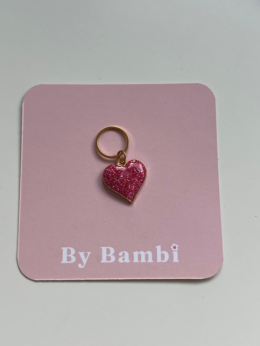 Pink Glitter Heart